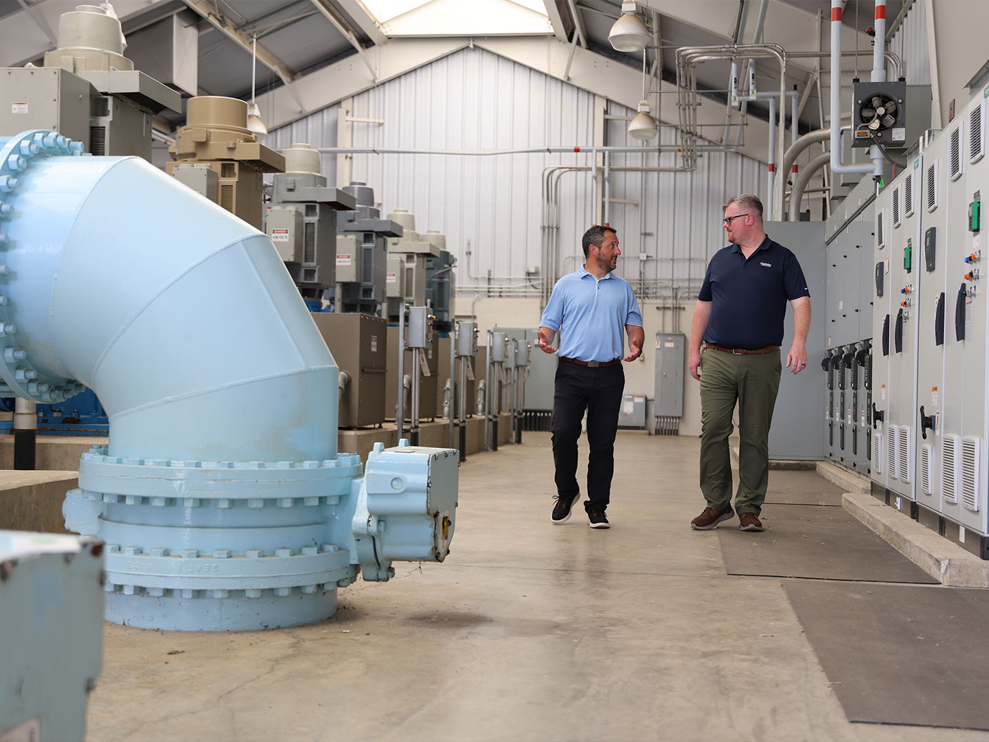 Glatfelter Risk Associates discussing protection for water entities at a water treatment facility
